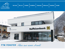 Tablet Screenshot of ftm-fenster.com